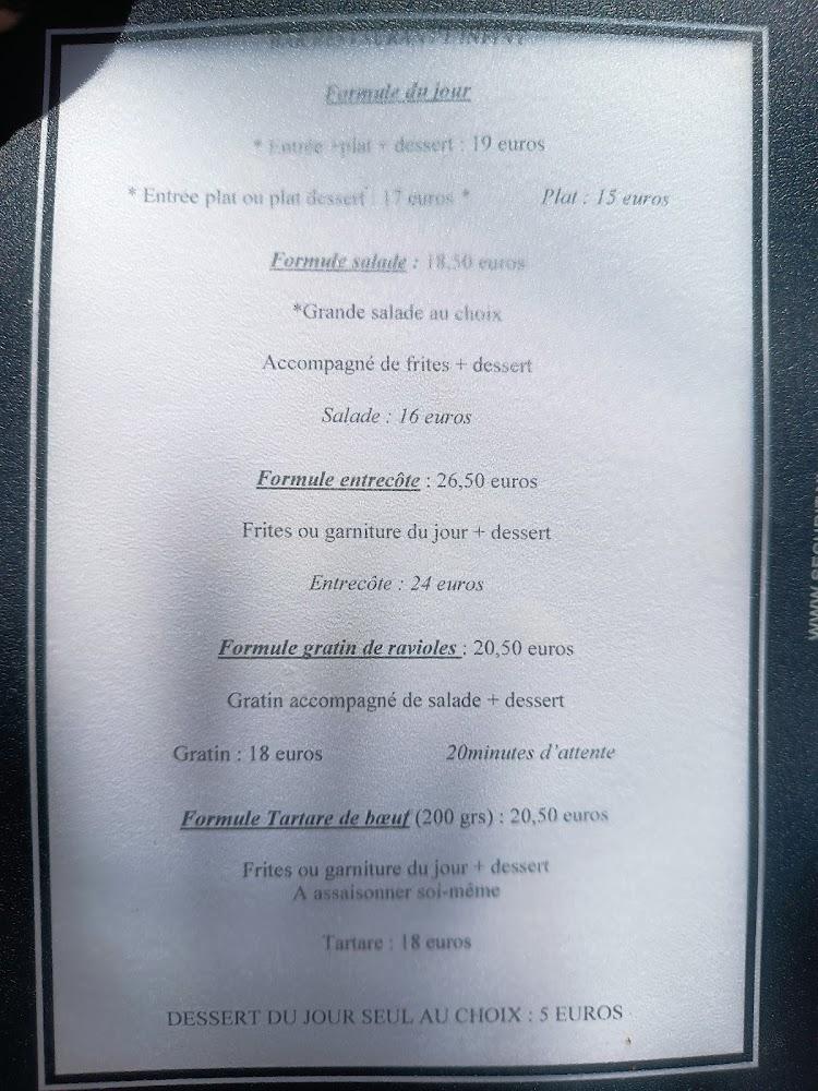 L'infiny - Menu Image 3